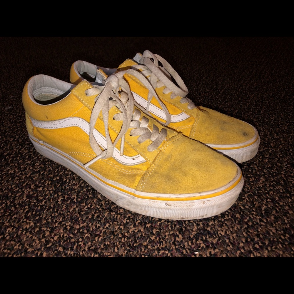 Yellow Women’s OG Vans